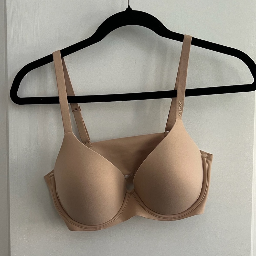 NWOT Aerie Smoothiez Seamless Nude T-Shirt Bra - Comfort Lift